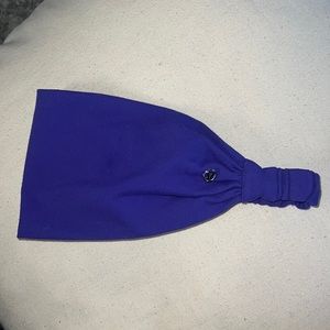 Reversible deep purple Lululemon headband